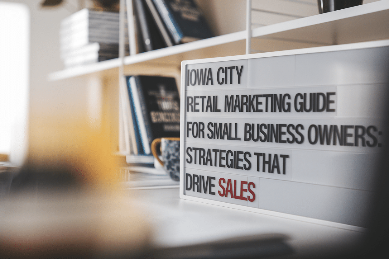 Iowa City retail marketing — professional business image